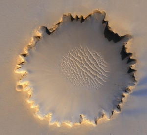 <br>Holoprint in the Victoria Crater on Mars